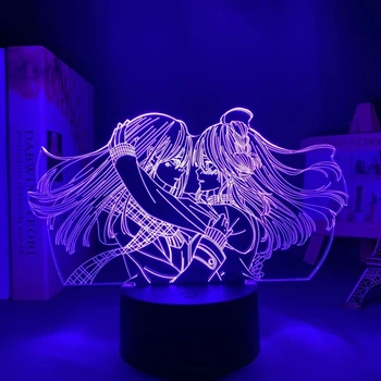 Dropshipp Lamba 3d Anime Narenciye Led Gece Lambası yatak odası dekoru Gece Lambası doğum günü hediyesi Anime 3d Lamba Narenciye