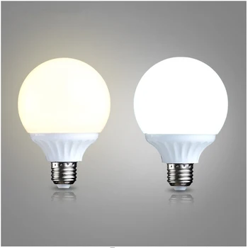 E27 LED Ampuller Kolye Boncuk Yüksek Aydınlatma Parlaklık Soğuk Sıcak Beyaz AC 360°Yuvarlak Lamba Spot Tablo 220V 9W LED Ampul