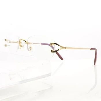 Erkek Şeffaf Gözlük Çerçeveleri Şeffaf Carter Küçük Y Optik Gözlük Çerçeveleri Vintage Marka Tasarımcı Gözlük Entes Opticos Para