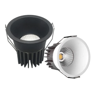 Kısılabilir LED Downlight 7W 9W 12W 15W Alüminyum Gömme LED Spot Aydınlatma 220V 110V Yatak Odası Mutfak Kapalı aşağı ışık