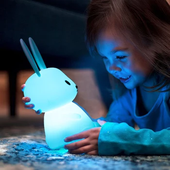 LED Gece Lambası Luz Nocturna Infantil Nachtlampje Voor Kinderen yatak odası lambası Dokunmatik Sensör Odası Dekor Sevimli Hediye Çocuklar Çocuklar için