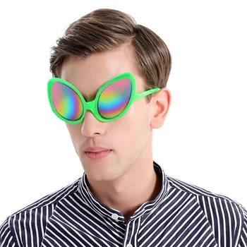 Serin Komik Alien Gözlük Kostüm Maske Yenilik Plastik Çörek Güneş Gözlüğü Bekarlığa Veda Partisi fotoğraf kabini Sahne Iyilik güneş gözlüğü
